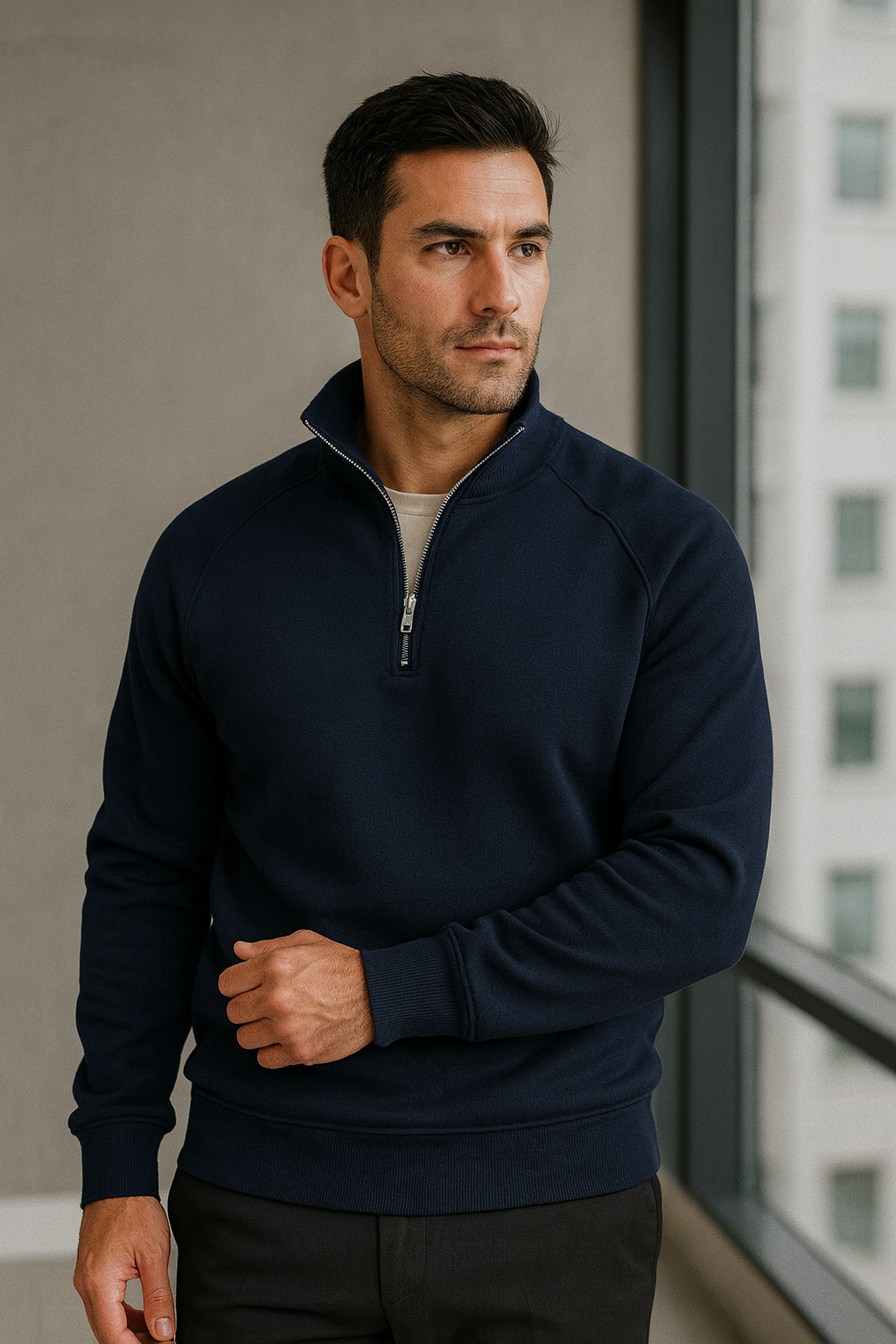 Leo | Half-Zip Sweater