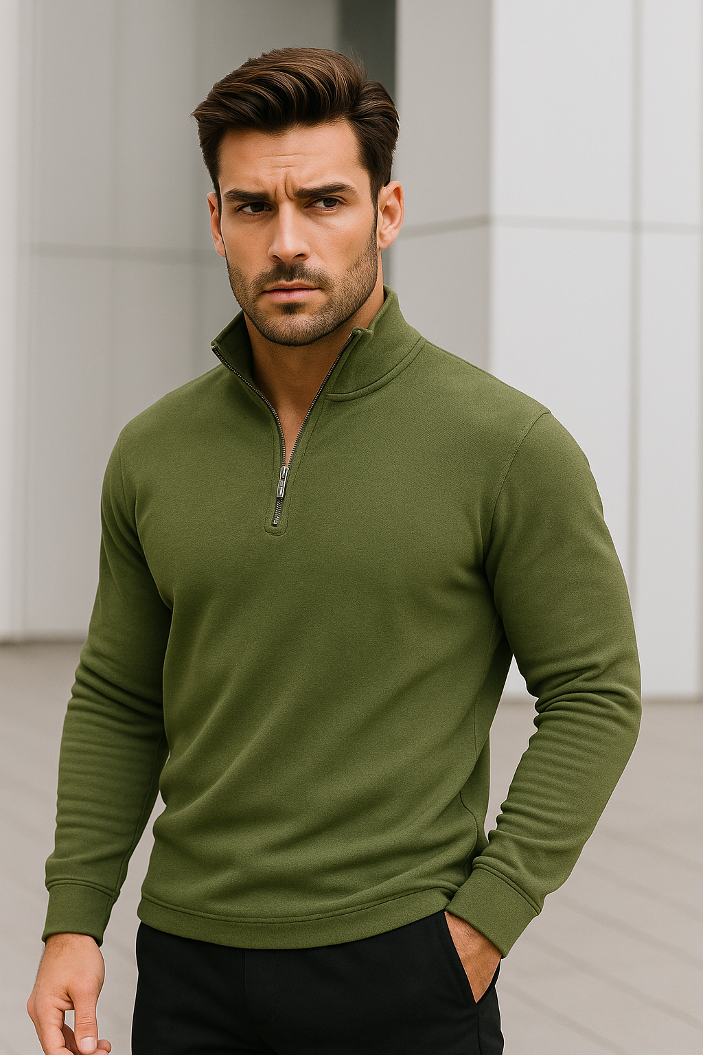 Leo | Half-Zip Sweater