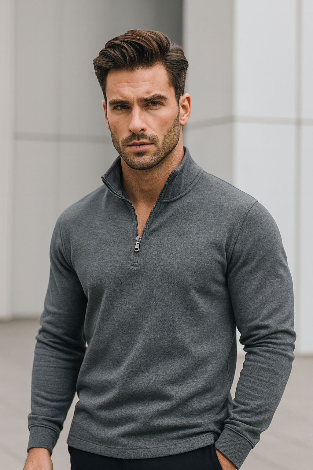 Leo | Half-Zip Sweater