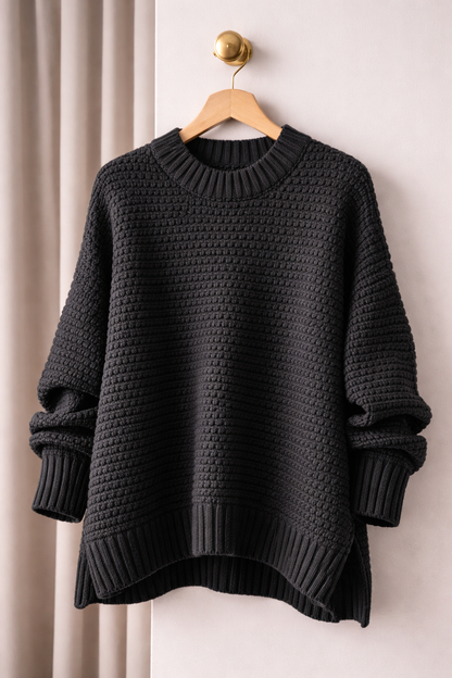 Textured Knit Sweater