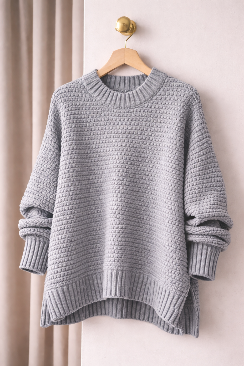 Textured Knit Sweater
