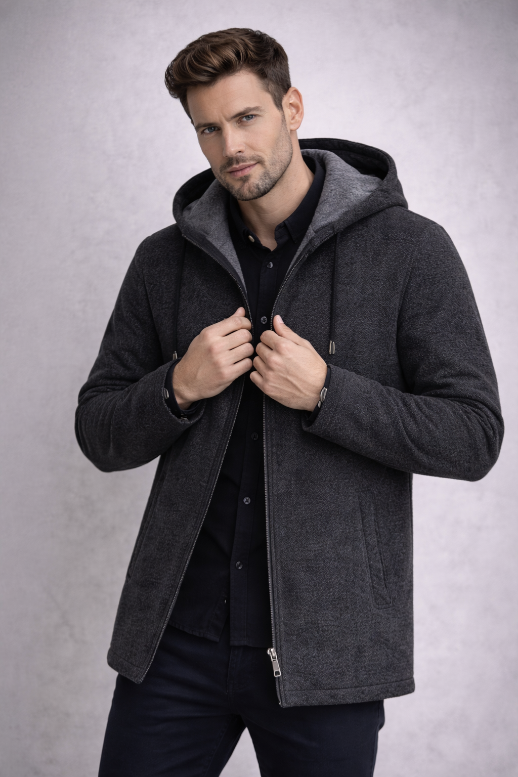 Hooded Zip Jacket