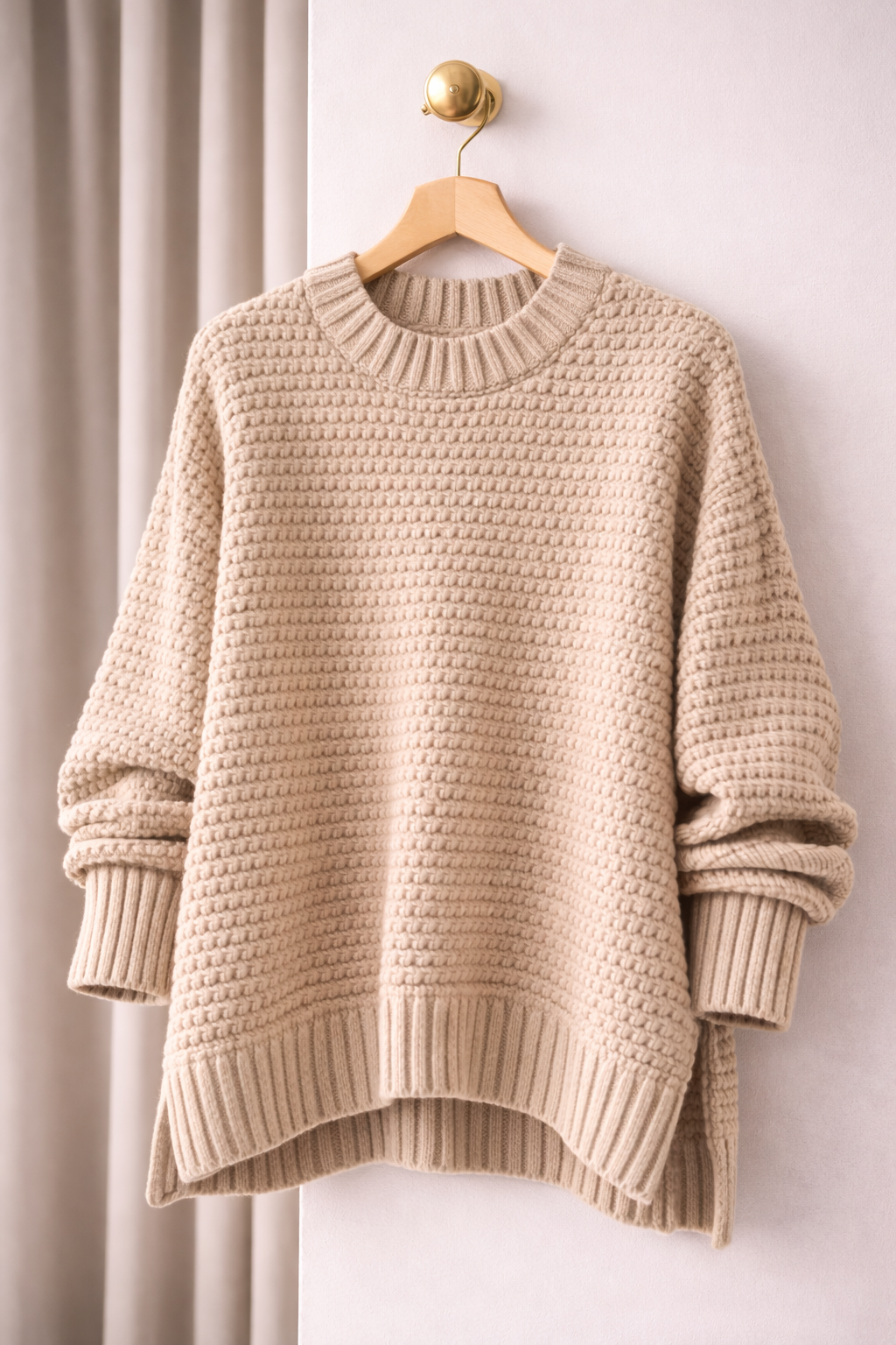 Textured Knit Sweater